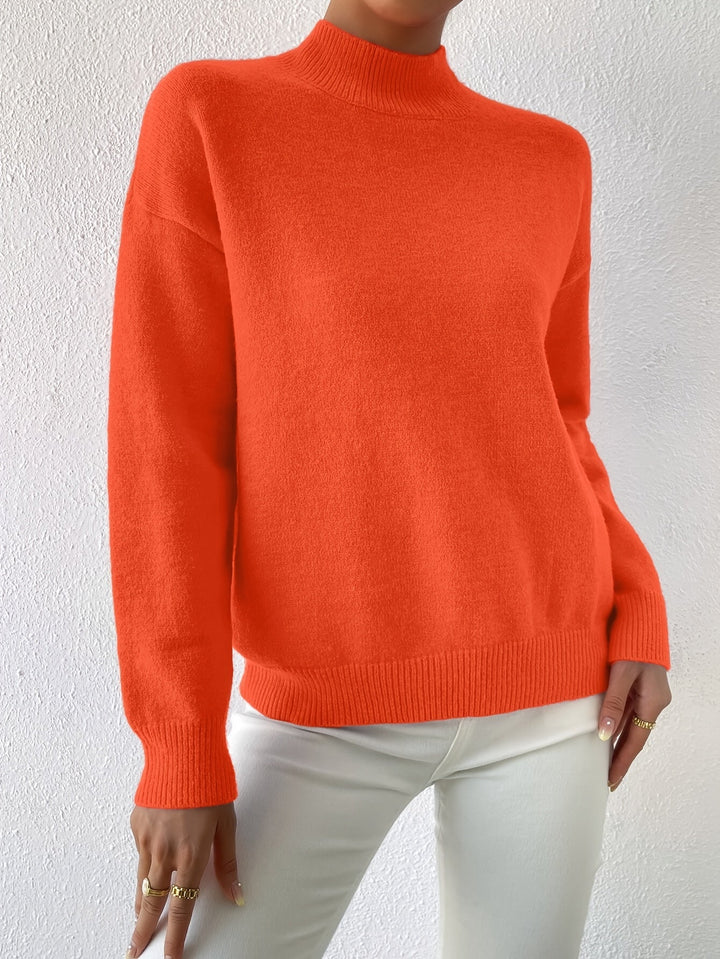 Lorelei | Förfinad Mock Neck Tröja