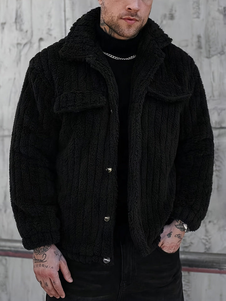 Owen | Texturerad Knapp-Jacka