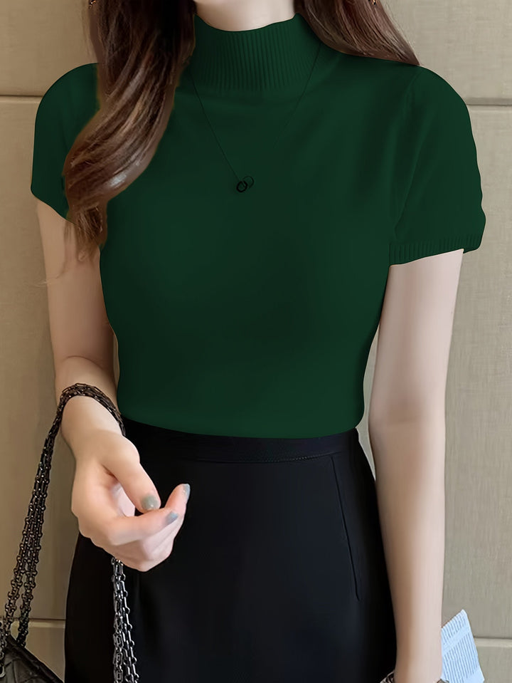Della | Finstilt Mock-Neck Top