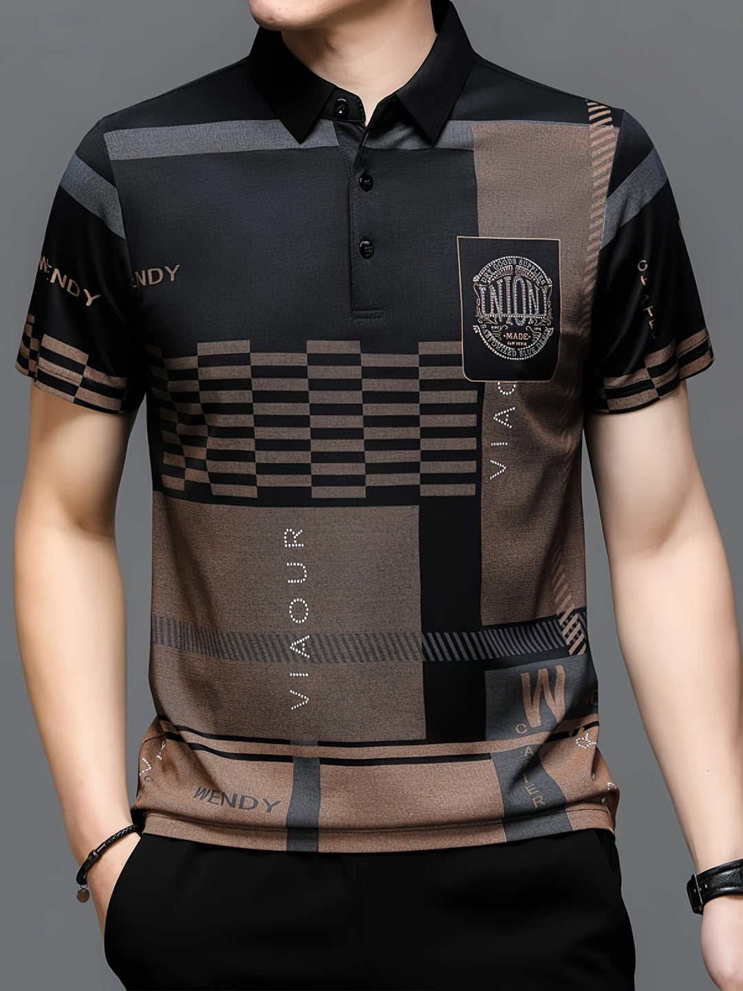 Nathaniel | Fins Colorblock Polo Skjorta