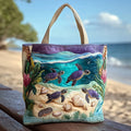 Brenda | Ocean Konstnärlig Design Tote Bag