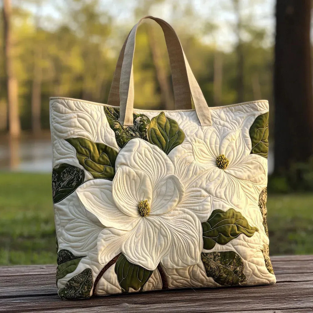Amy | Elegant Blommig Tote-väska