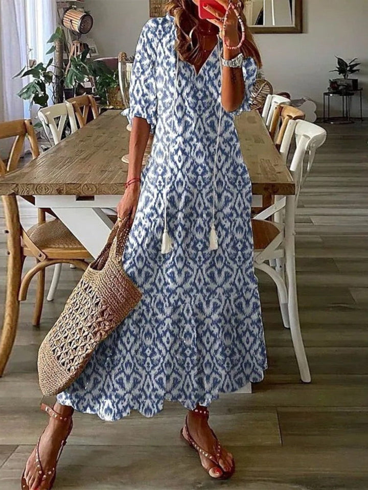 Avery | Boho V-ringad Sommarklänning