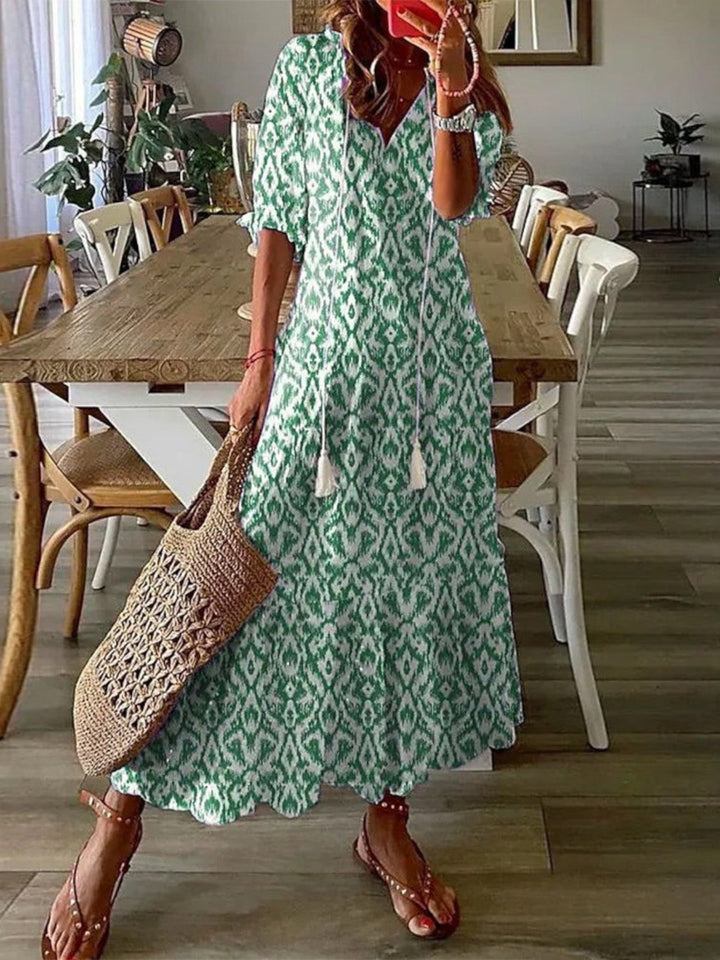 Avery | Boho V-ringad Sommarklänning