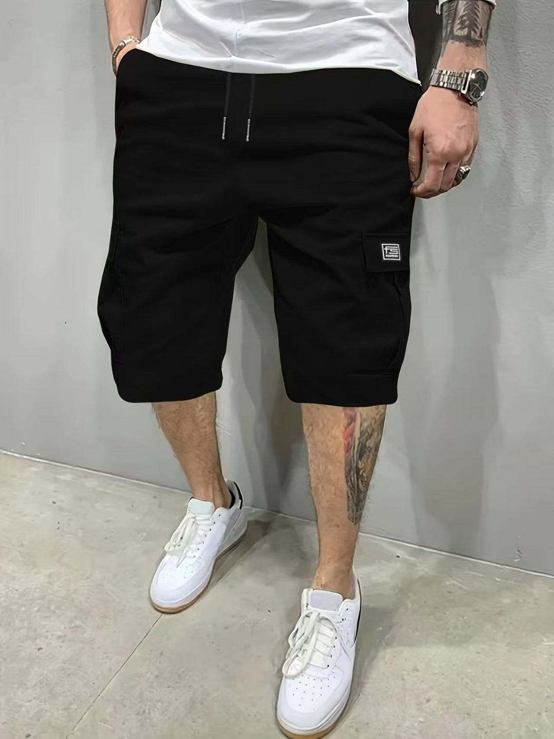 Marcus | Avslappnade vardags cargo shorts