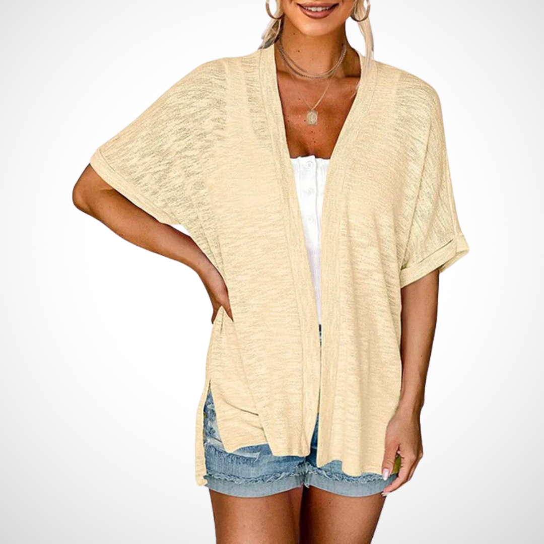 Lindsay | Avslappnad Öppen Framskjutande Cardigan
