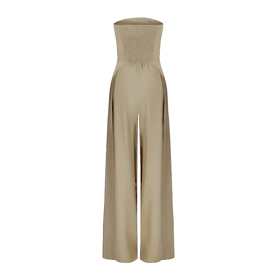Amilia | Ärmlös Jumpsuit med Bred Ben