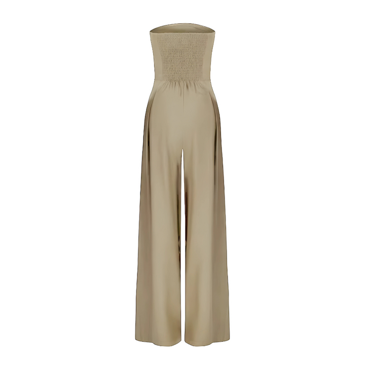 Amilia | Ärmlös Jumpsuit med Bred Ben