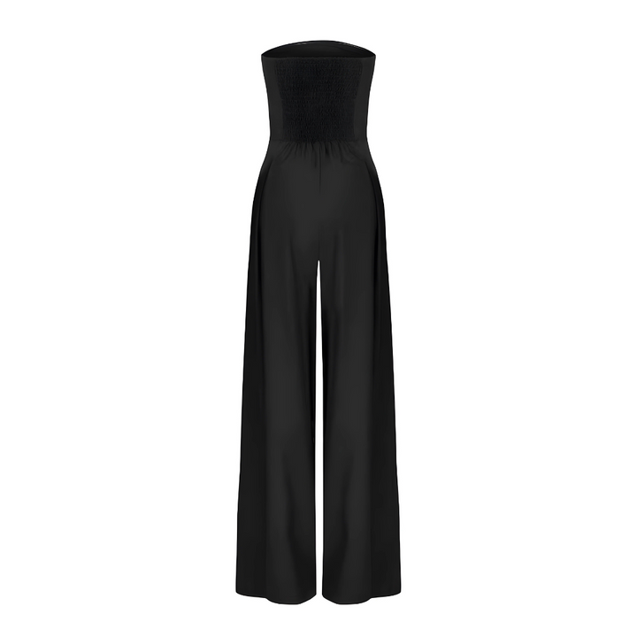 Amilia | Ärmlös Jumpsuit med Bred Ben