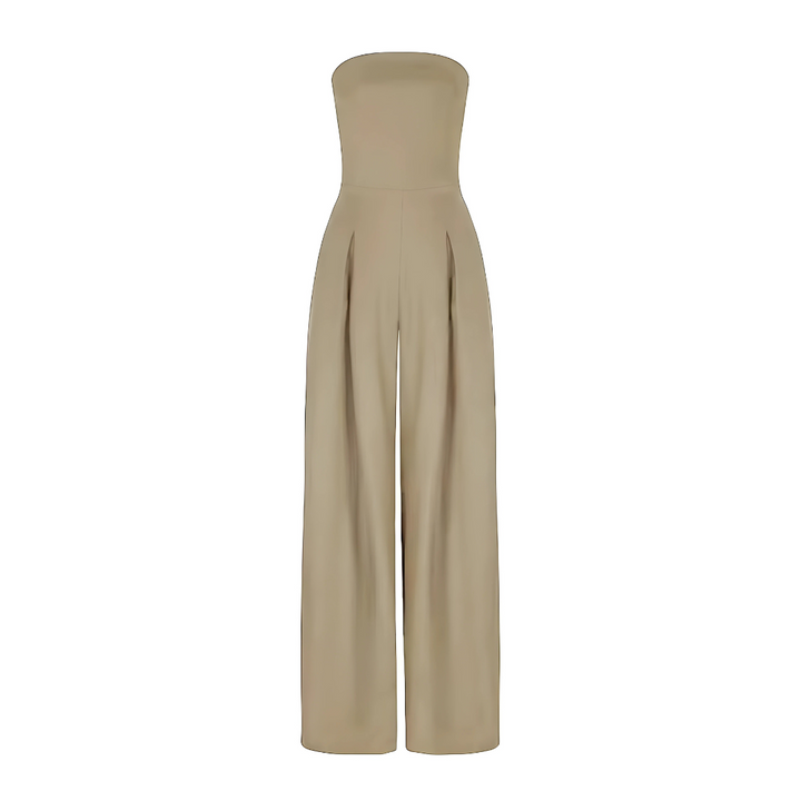 Amilia | Ärmlös Jumpsuit med Bred Ben