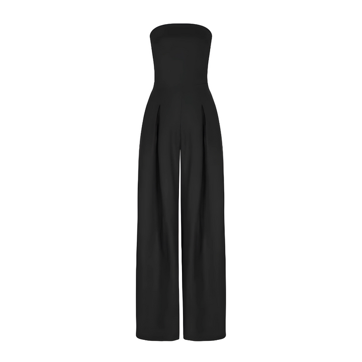 Amilia | Ärmlös Jumpsuit med Bred Ben