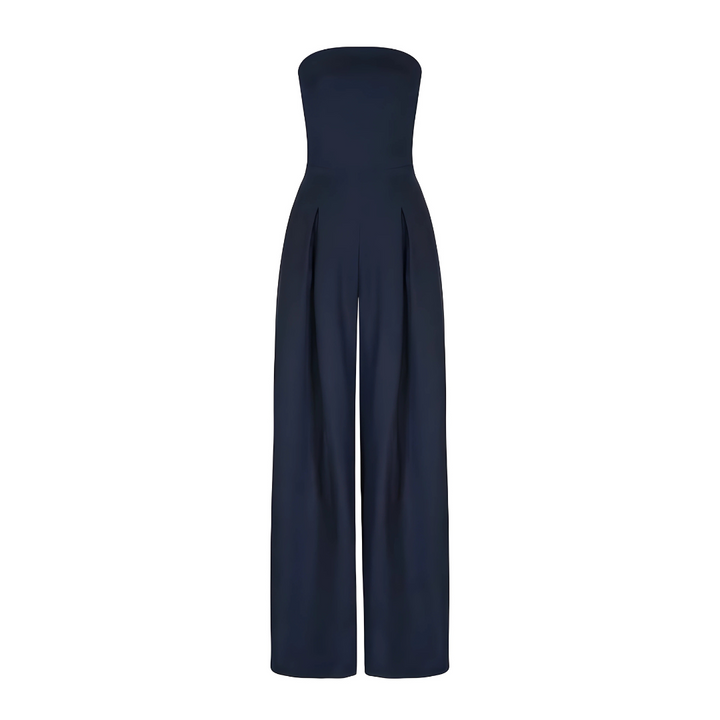 Amilia | Ärmlös Jumpsuit med Bred Ben