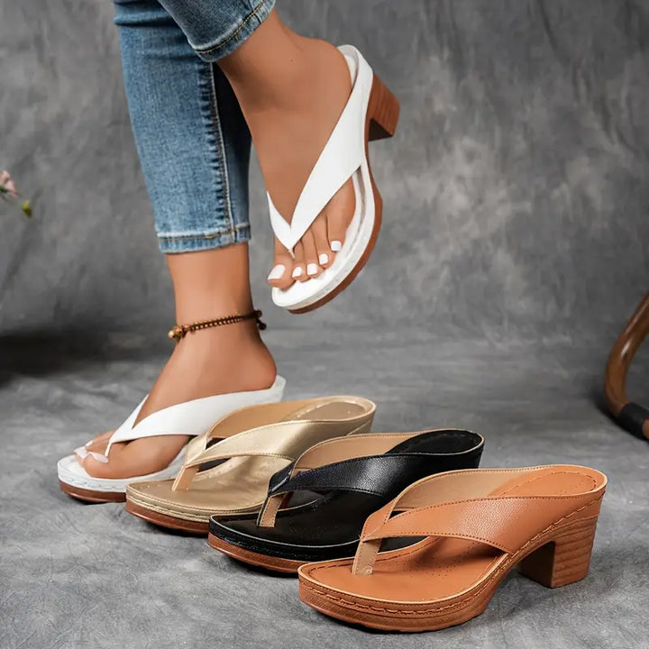 Giselle | Bekväma Premium Klacksandaler
