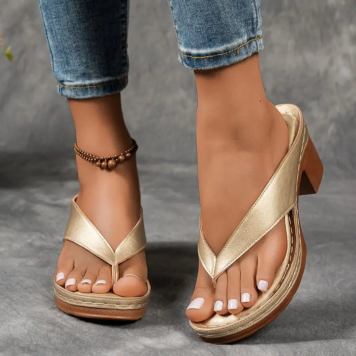 Giselle | Bekväma Premium Klacksandaler