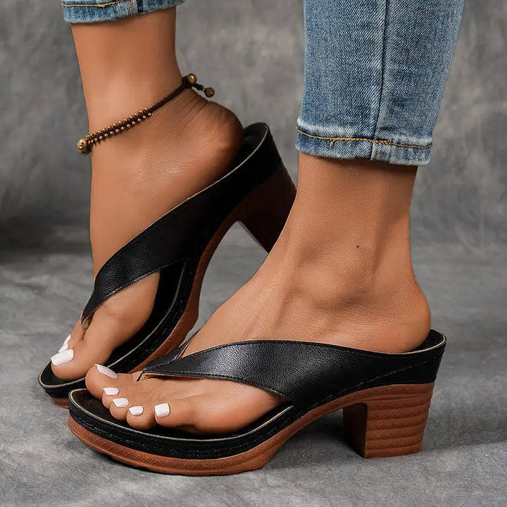 Giselle | Bekväma Premium Klacksandaler