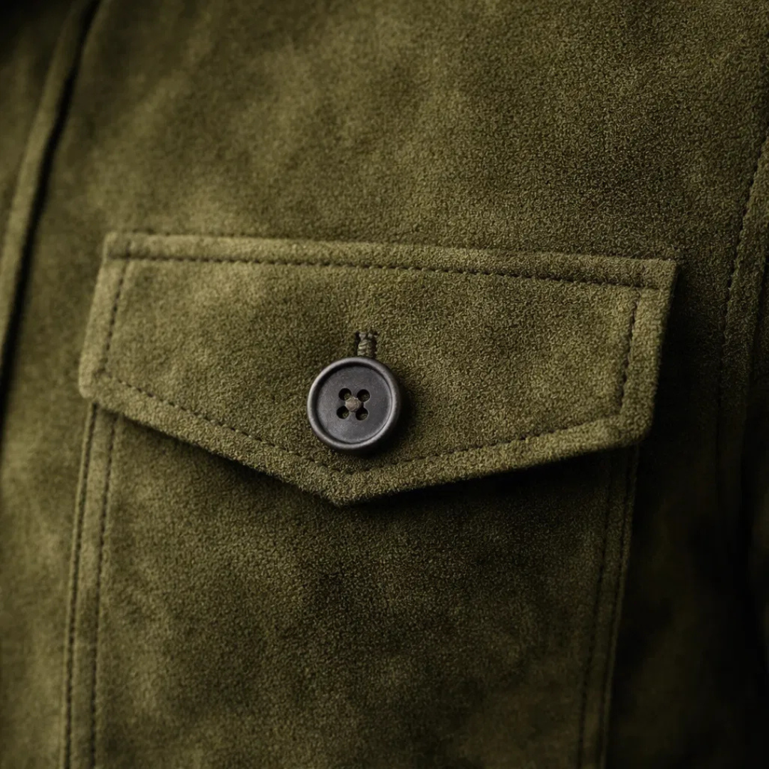 Jacob | Klassisk Pocket Suede Jacka