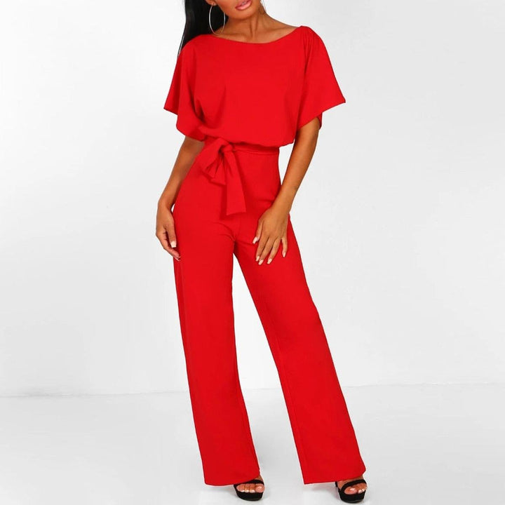 Yolanda | Avslappnad Bälte Jumpsuit
