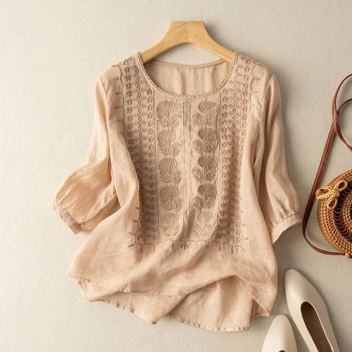 Marisol | Broderad Sommarblus