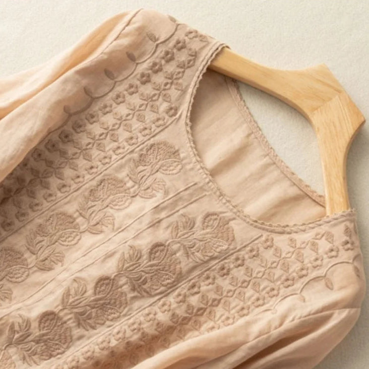 Marisol | Broderad Sommarblus