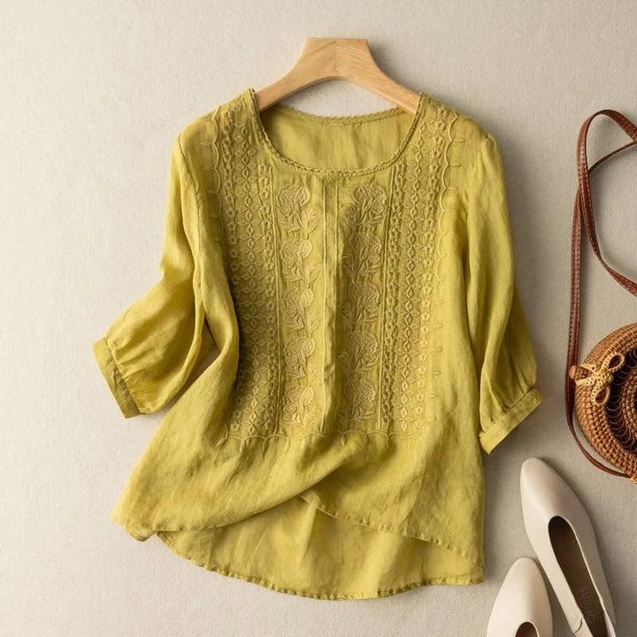 Marisol | Broderad Sommarblus