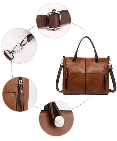 Rosalina | Klassisk Premium Pocket Handväska