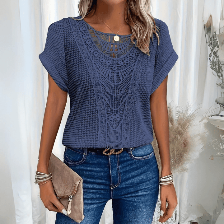 Judith | Vintage Spetsdetalj Topp
