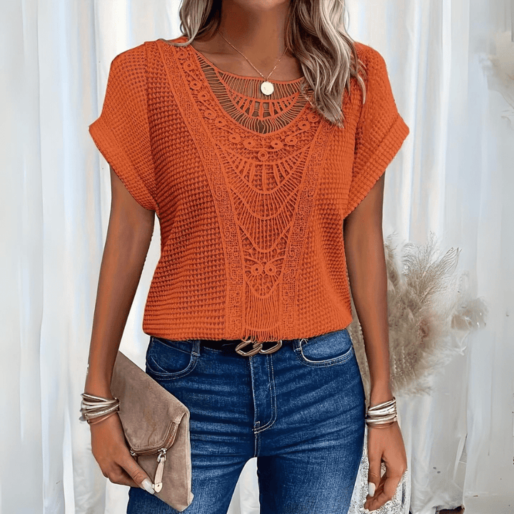 Judith | Vintage Spetsdetalj Topp