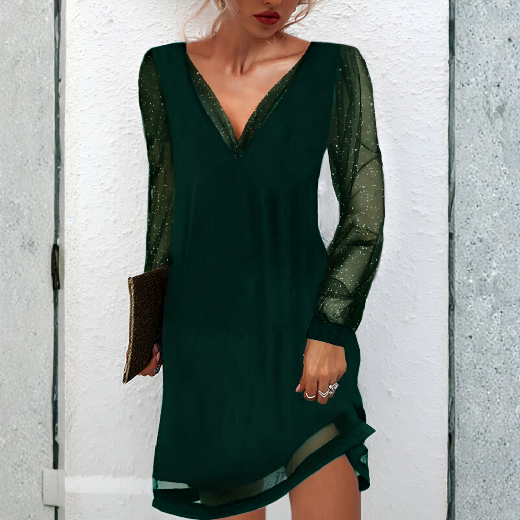 Abigail | Graciös Cinched Waist Klänning