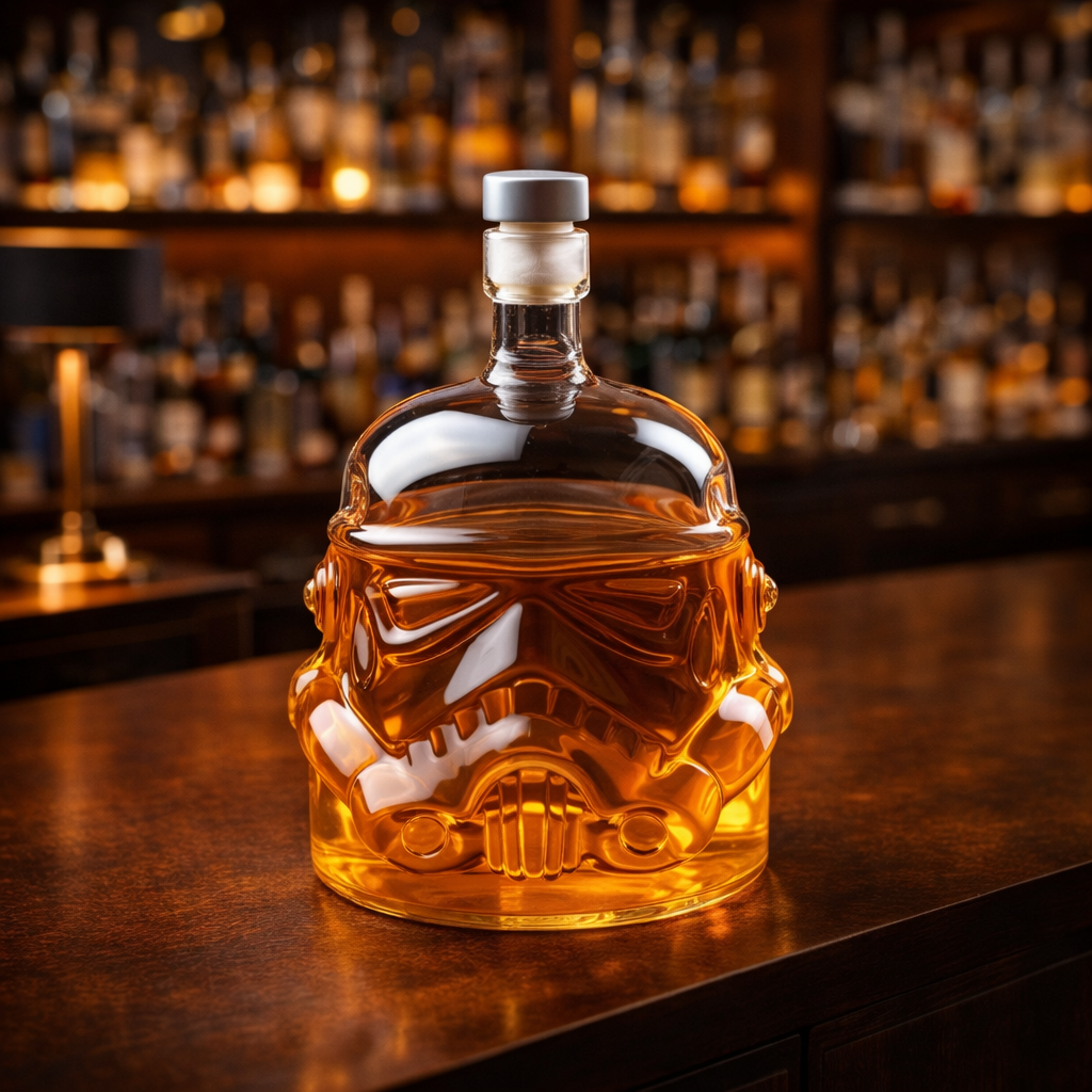 Darren | Whiskyflaskset med flaska och glas