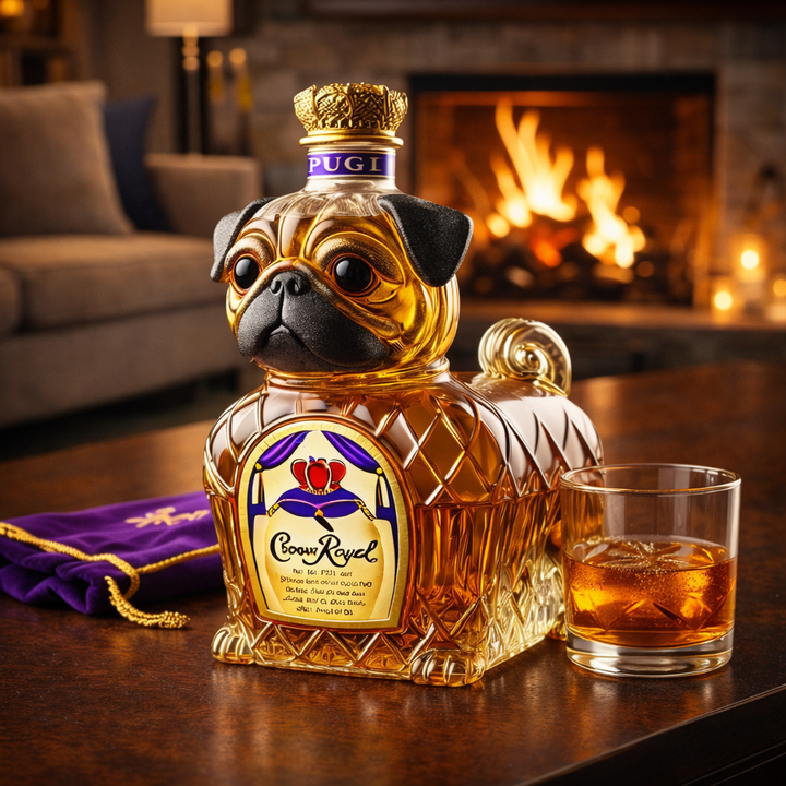 Russell | Whiskyflaska Fransk Bulldog Design