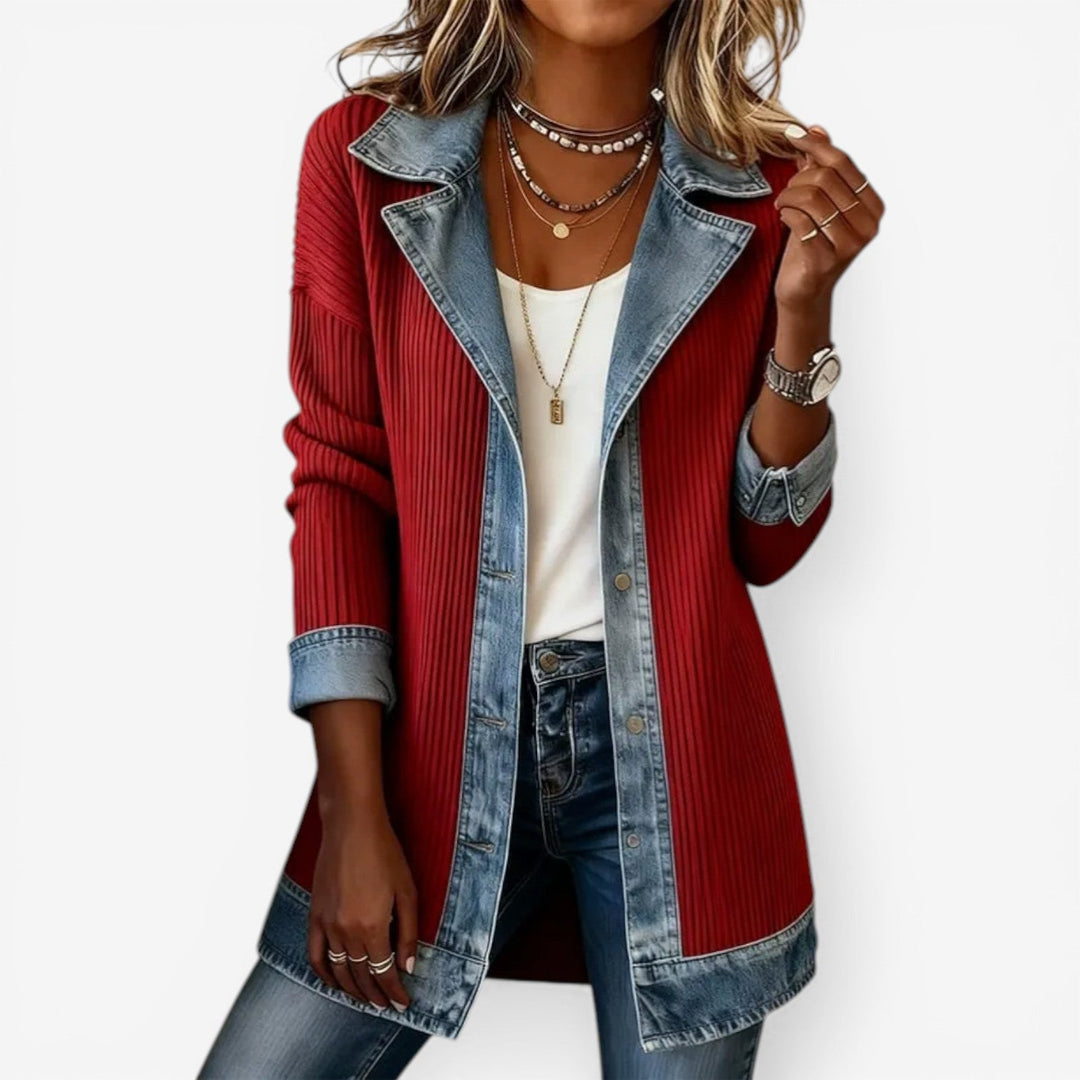 Bethany | Elegant Lagerkrage Knapppjacka
