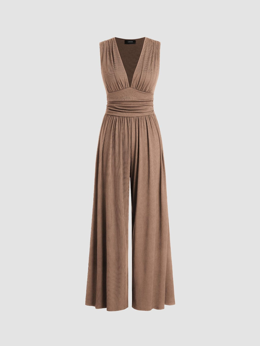 Vivian | Chic ärmlös jumpsuit med vida ben