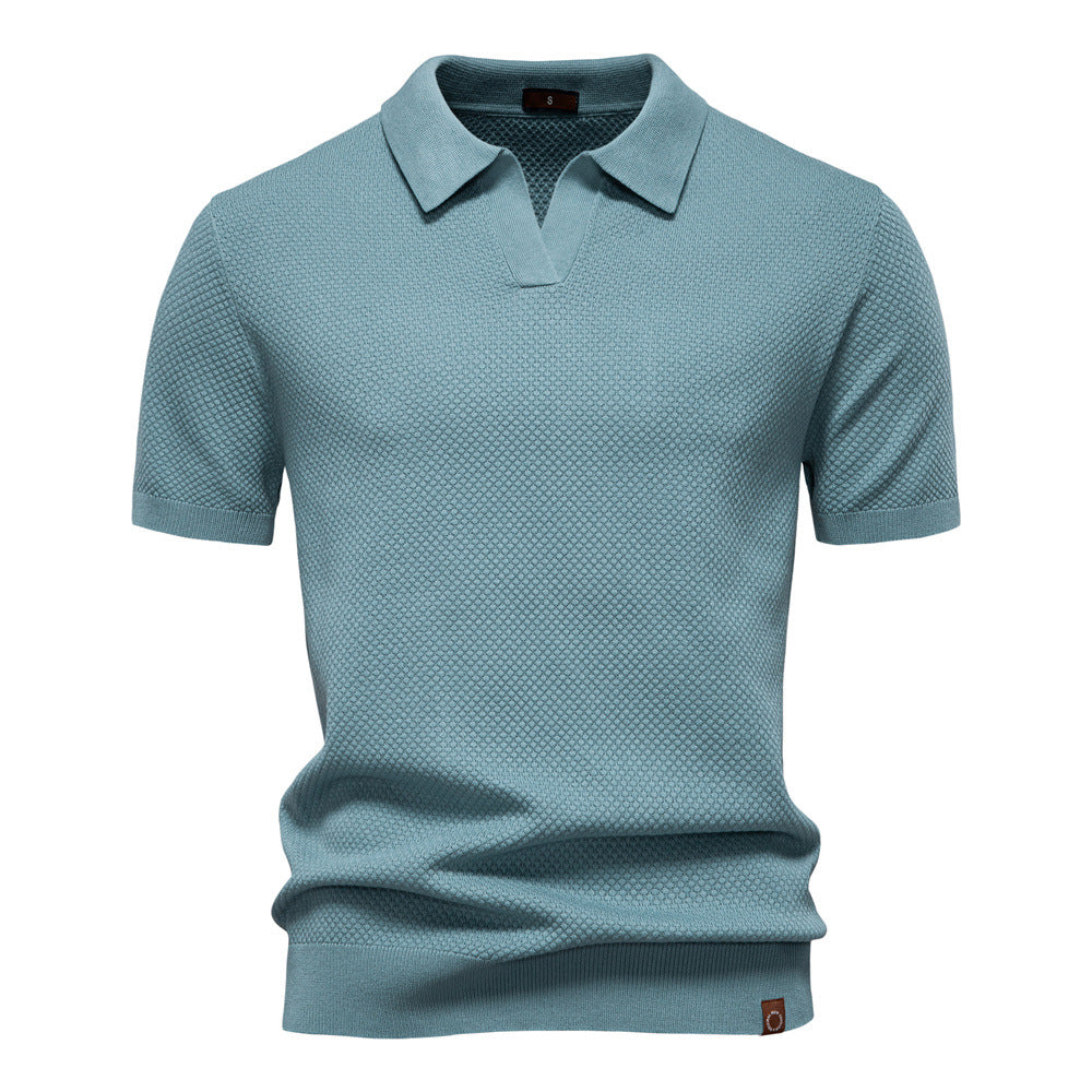 Carter | Klassisk Texturerad Polotröja