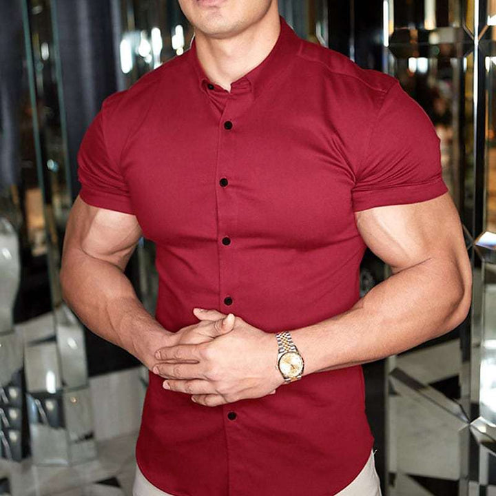 Blake | Slim Fit Kortärmad Skjorta