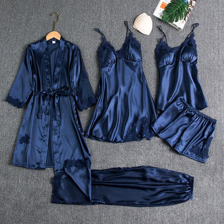 Lorelei | Elegant Pyjamas Set med Spetsdetaljer