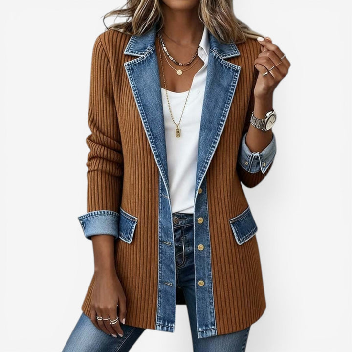 Bethany | Elegant Lagerkrage Knapppjacka