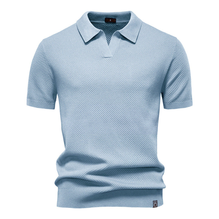 Carter | Klassisk Texturerad Polotröja