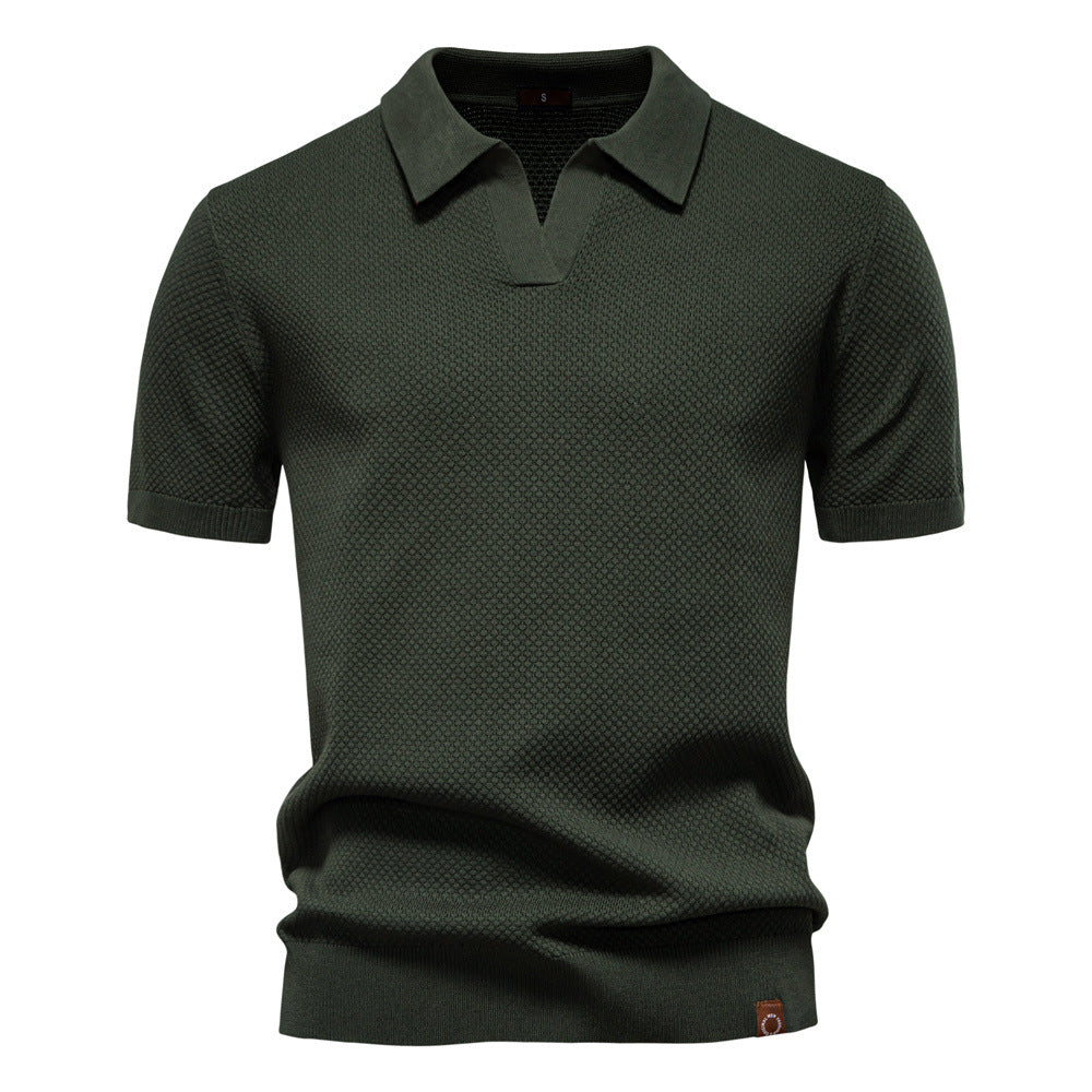 Carter | Klassisk Texturerad Polotröja