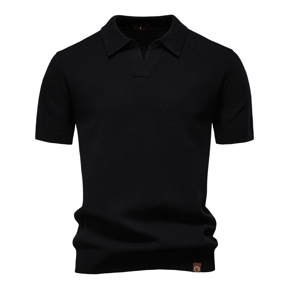 Carter | Klassisk Texturerad Polotröja