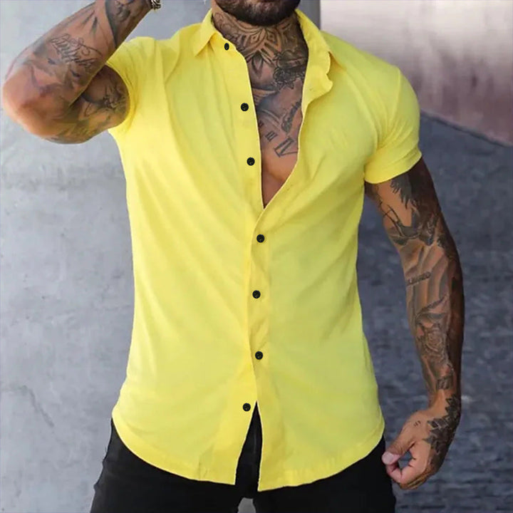 Blake | Slim Fit Kortärmad Skjorta