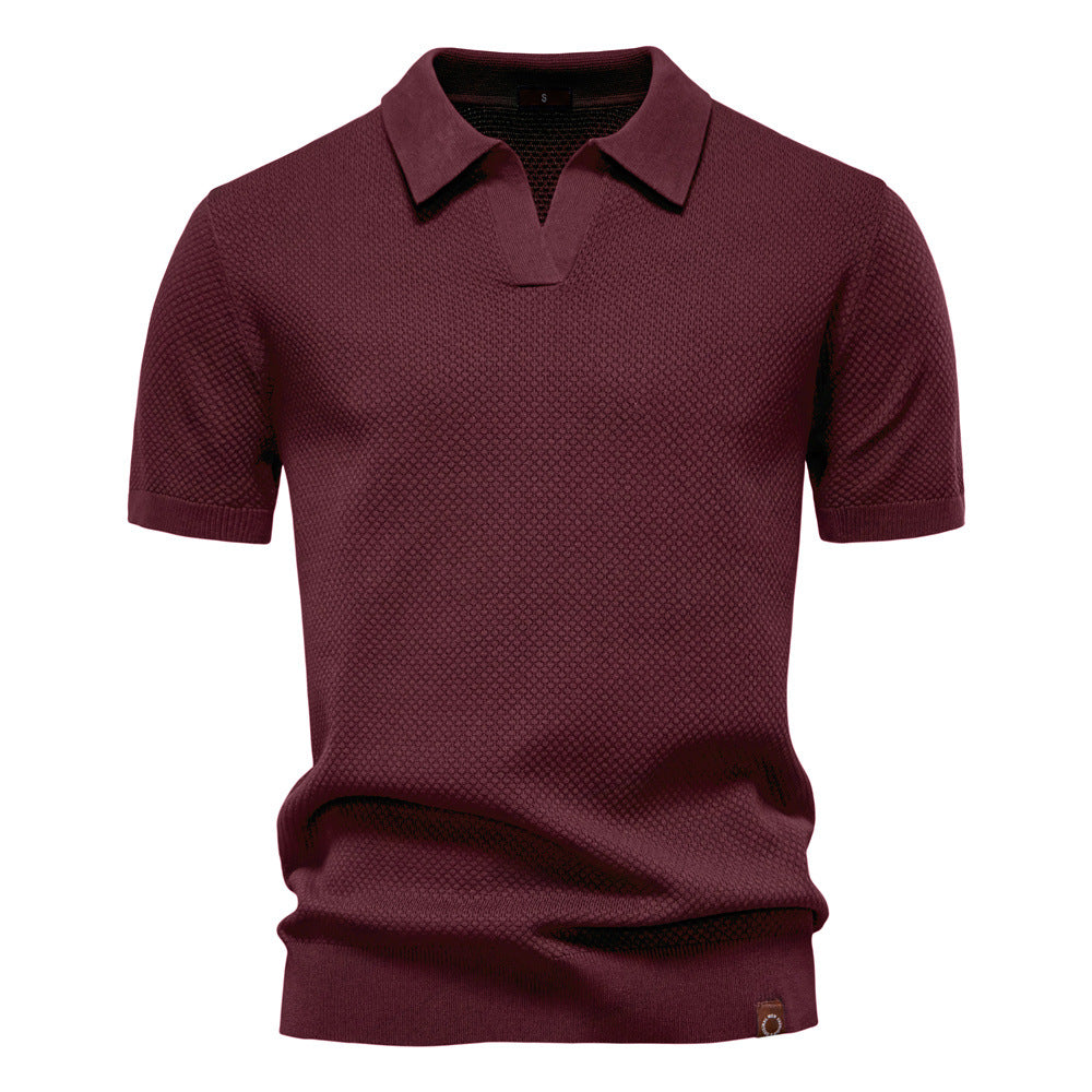 Carter | Klassisk Texturerad Polotröja