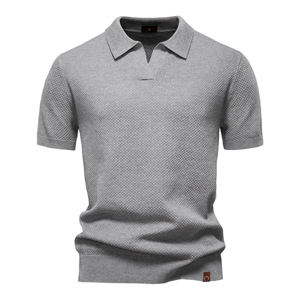 Carter | Klassisk Texturerad Polotröja
