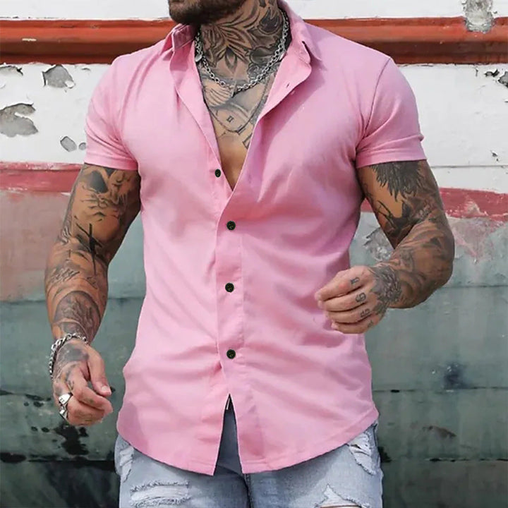Blake | Slim Fit Kortärmad Skjorta