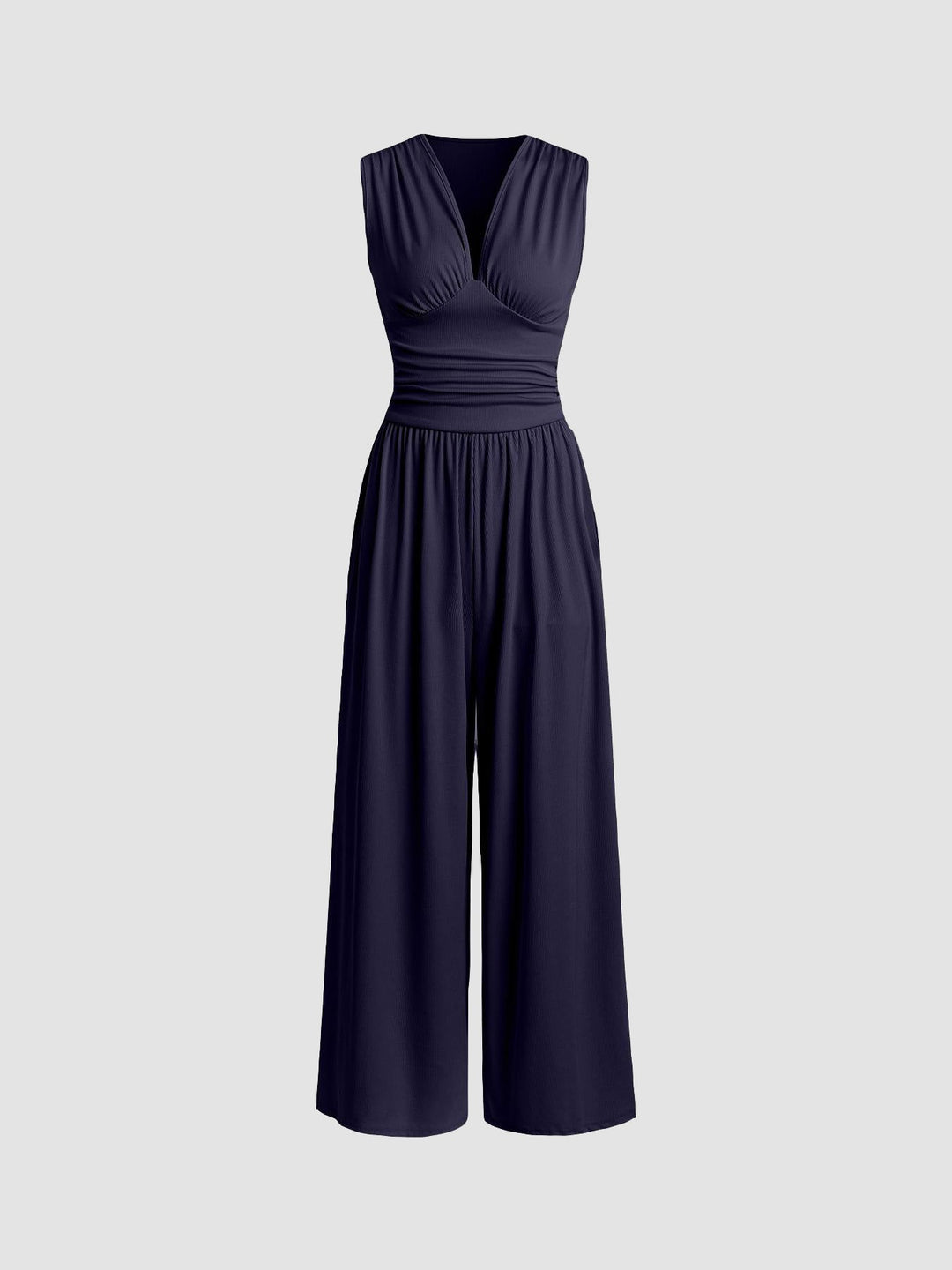 Vivian | Chic ärmlös jumpsuit med vida ben