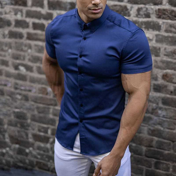 Blake | Slim Fit Kortärmad Skjorta