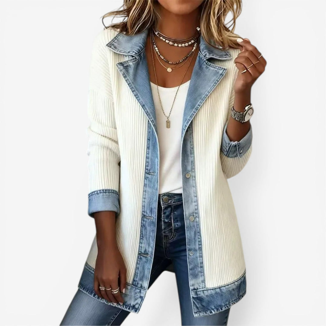Bethany | Elegant Lagerkrage Knapppjacka