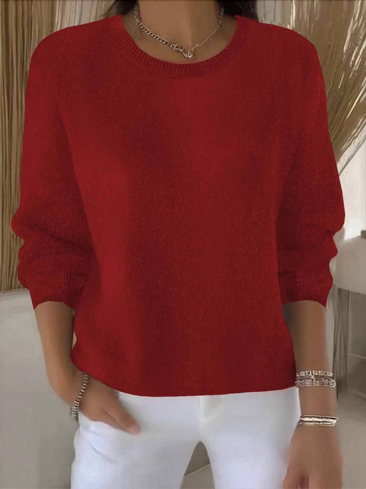 Loretta | Avslappnad vardagsstickad tröja