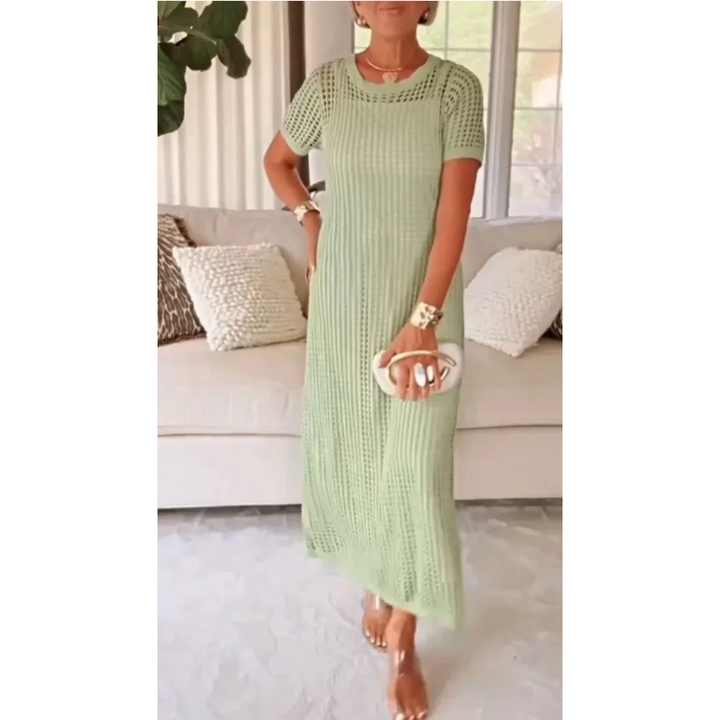 Bethany | Elegant Cut-Out Lång Maxi Klänning