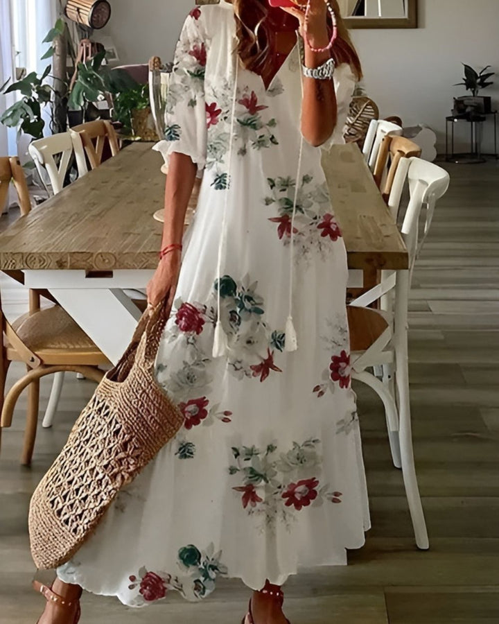 Sylvie | Bohemisk Maxiklänning