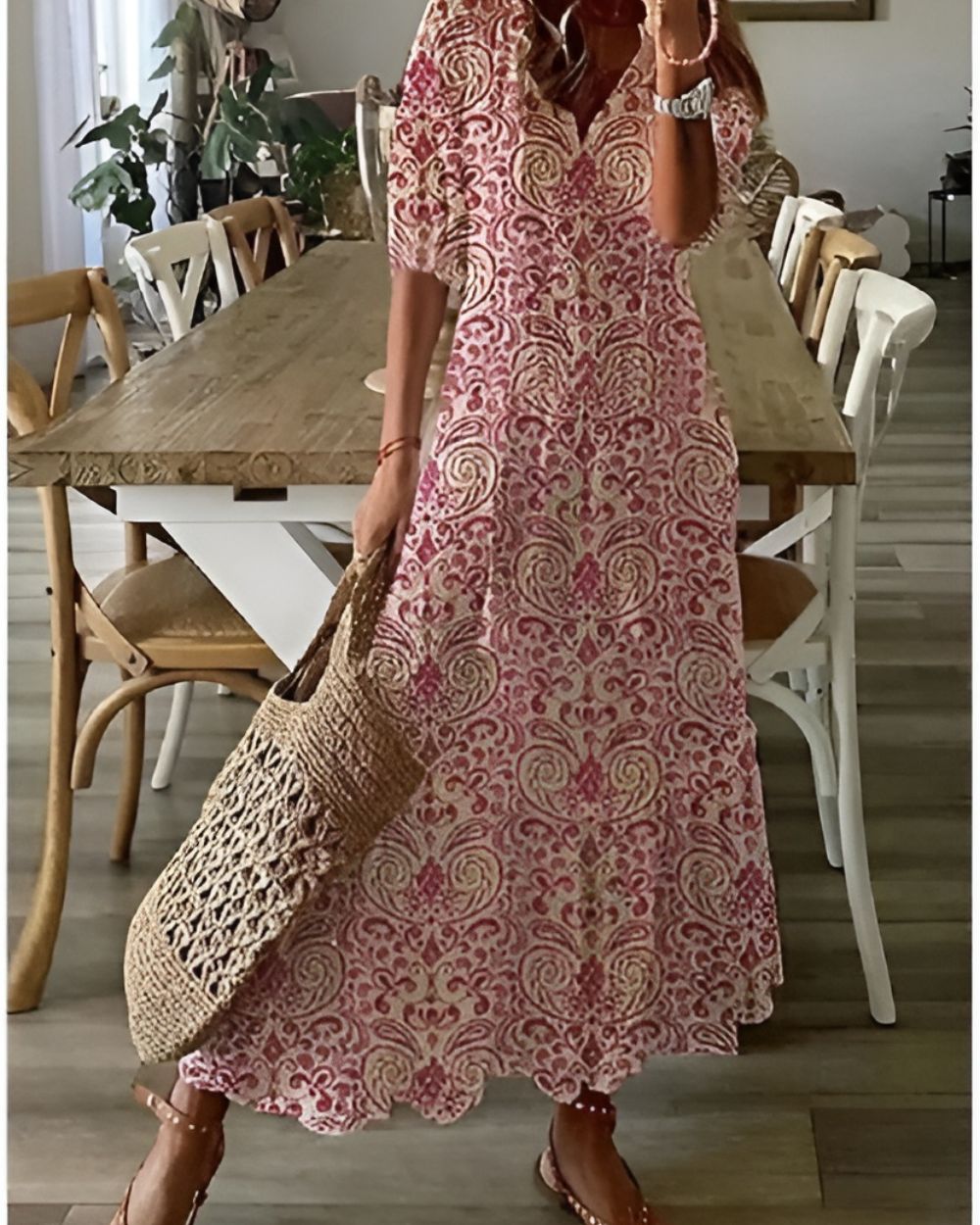 Sylvie | Bohemisk Maxiklänning